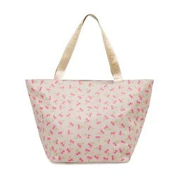 Borsa mare da Donna beige con fantasia ciliegie Naj Oleari