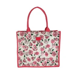 Borsa mare rosa con rose Camomilla Milano