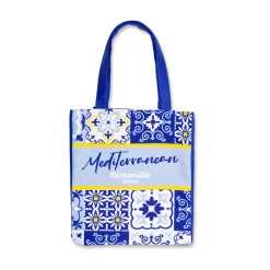 Borsa Mare shopper Camomilla Milano Donna in Tessuto Mediterranean