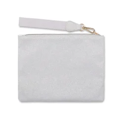 Borsa Pochette mare Argento da Donna con logo frontale Lora Ferres On The Beach