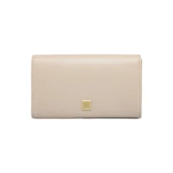 Borsa pochette rosa con dettaglio Gioiello Lora Ferres