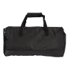 Borsa sportiva nera con etichetta logo frontale adidas