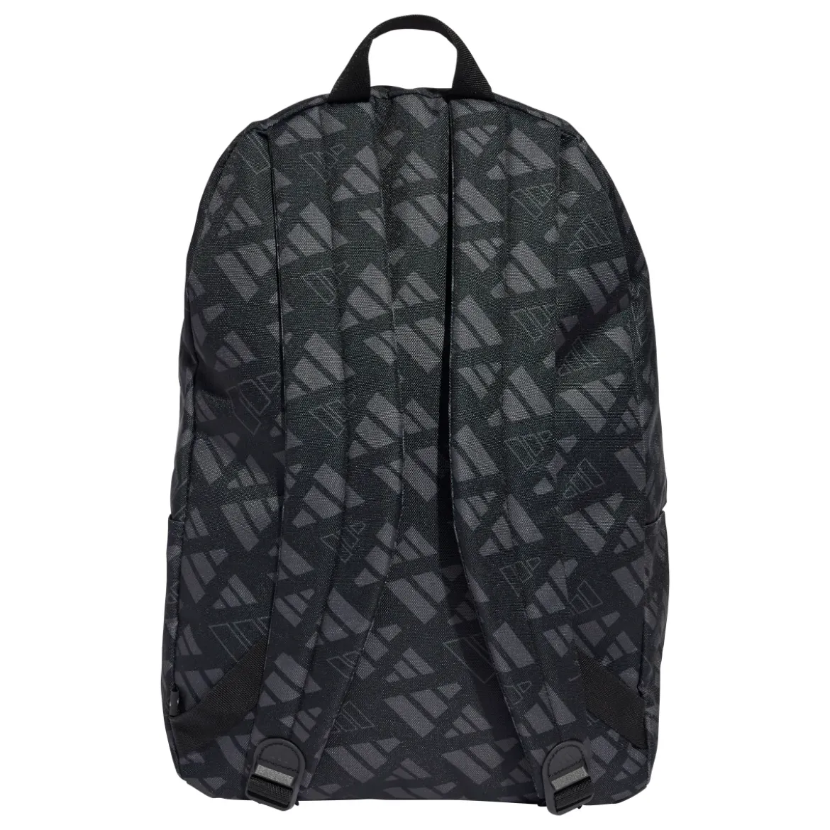 Borsa sportiva nera Unisex con stampa adidas