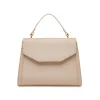 Borse da donna Lora Ferres rosa a mano con logo charm e tracolla
