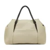 Borse Donna da donna beige Lora Ferres con manici e tracolla neri