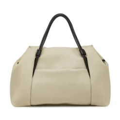 Borse Donna da donna beige Lora Ferres con manici e tracolla neri