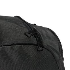 Borsone nero adidas con grande logo bianco per palestra o viaggi