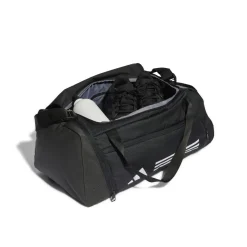 Borsone sportivo nero da palestra adidas TR Duffle S 3-Stripes