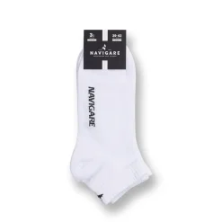 Calzini corti bianchi da Uomo set da 3 paia con logo Navigare
