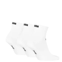 Calzini corti bianchi in cotone Unisex Puma