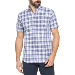 Camicia casual da Uomo a quadri blu e bianchi Carrera Jeans