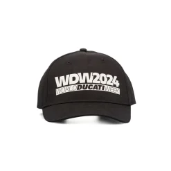 Cappellino da uomo nero con logo WDW2024 Ducati