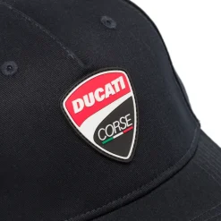 Cappellino nero da Uomo con logo Ducati Corse