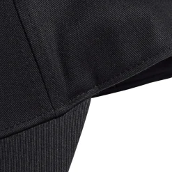 Cappellino nero regolabile con visiera e logo adidas