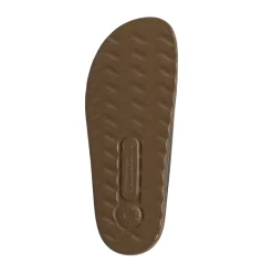 Ciabatte a fascia da Uomo marroni con soletta in pelle Fly Flot