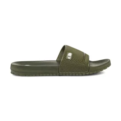 Ciabatte a fascia mare da Uomo verde militare con logo Americanino