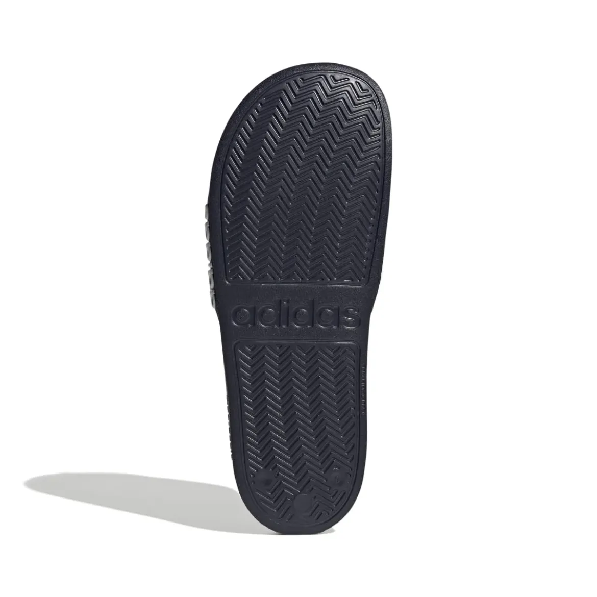 Ciabatte blu in gomma con strisce a contrasto Adidas Adilette Shower