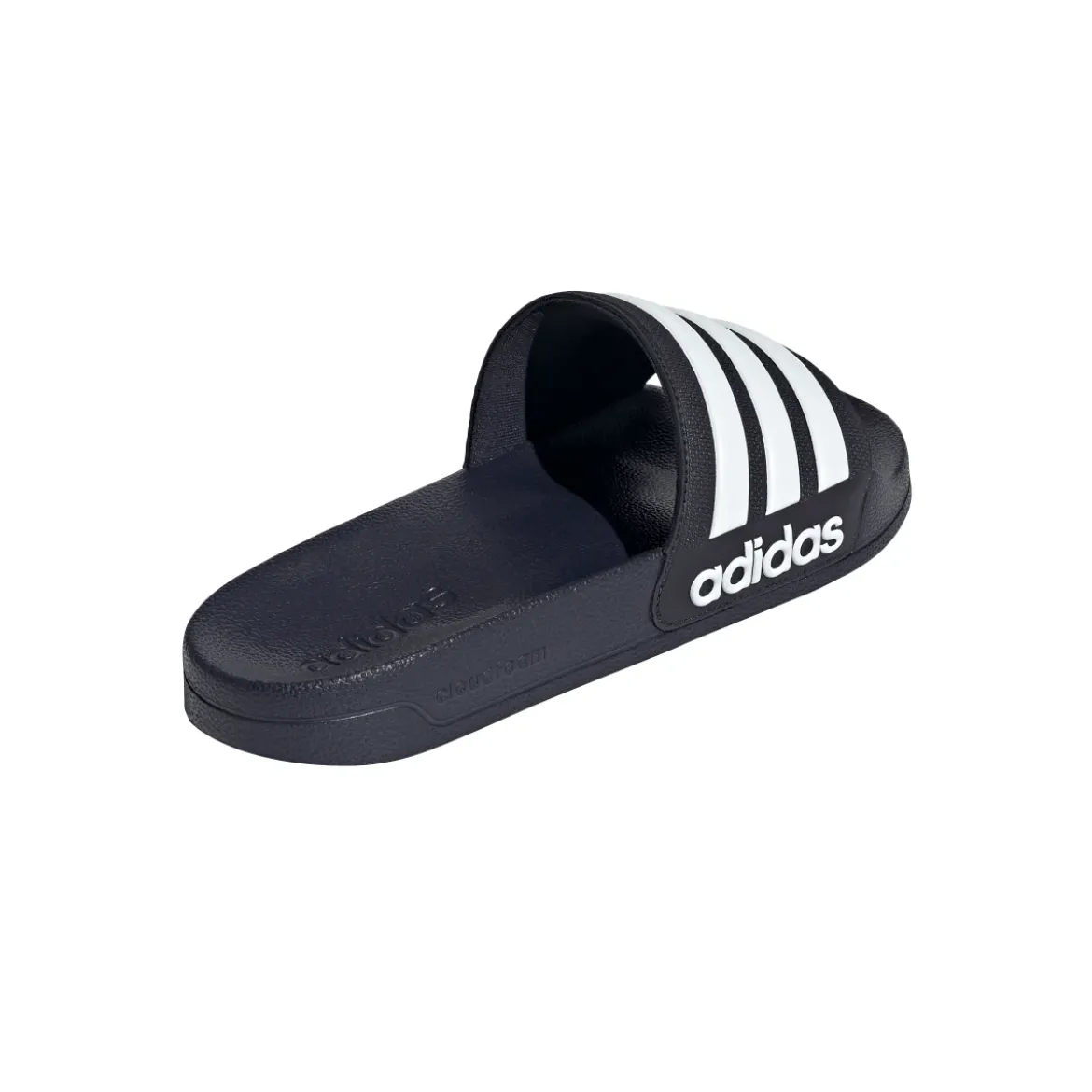Ciabatte blu in gomma con strisce a contrasto Adidas Adilette Shower