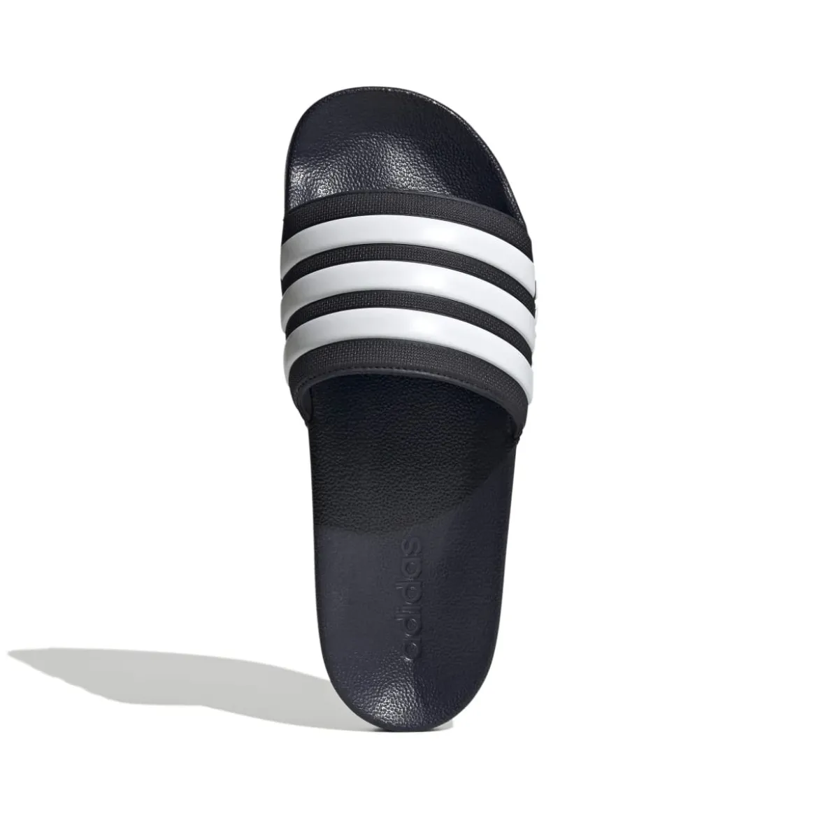 Ciabatte blu in gomma con strisce a contrasto Adidas Adilette Shower