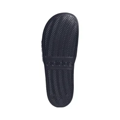 Ciabatte blu in gomma con strisce a contrasto Adidas Adilette Shower