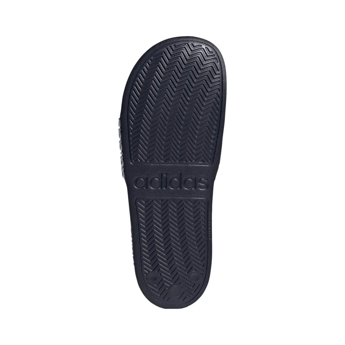 Ciabatte blu in gomma con strisce a contrasto Adidas Adilette Shower