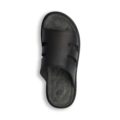 Ciabatte Casual Comfort Nere da Uomo in Pelle P Soft