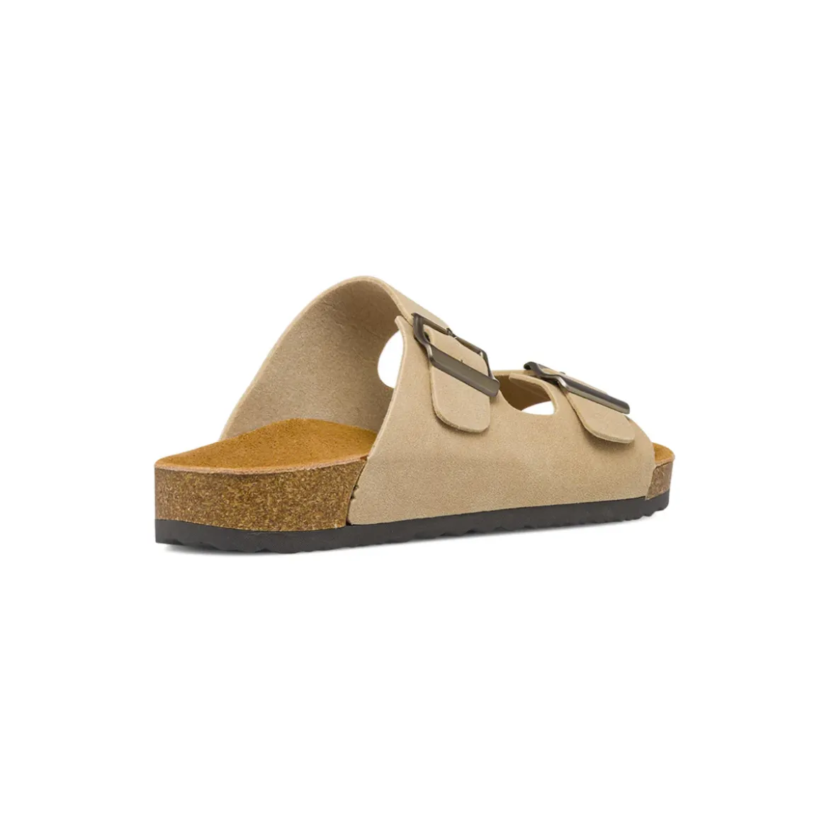 Ciabatte da Uomo beige con sottopiede in pelle Riflessi Urbani