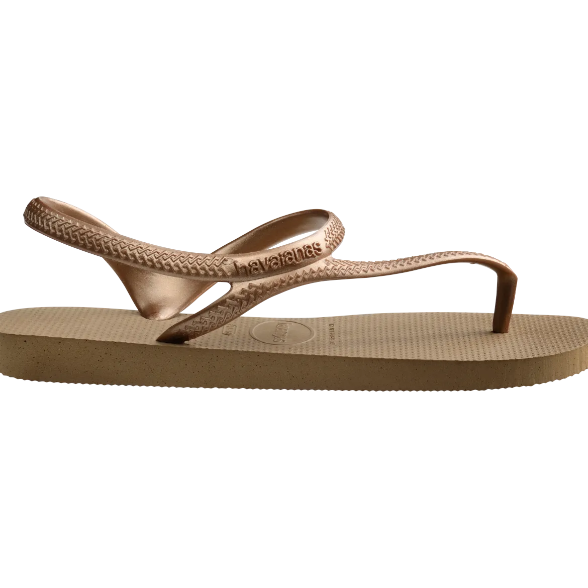 Ciabatte Infradito con cinturino da Donna color oro rosa Havaianas