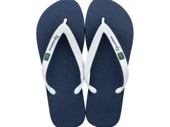 Ciabatte infradito da Uomo blu e bianche con logo Ipanema Anatomic Brasil