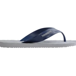Ciabatte infradito da Uomo grigie con cinturini blu Havaianas