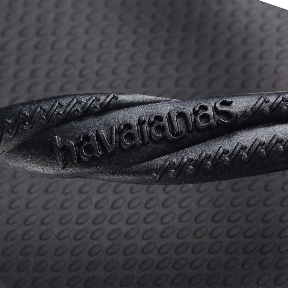 Ciabatte infradito nere da Donna con logo in rilievo Havaianas