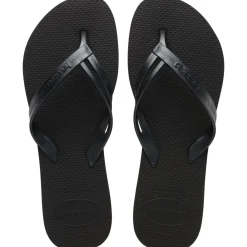 Ciabatte infradito nere da Donna con fascette larghe Havaianas