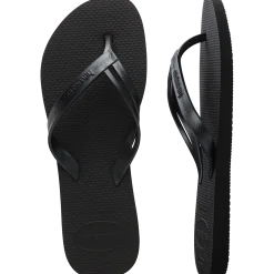 Ciabatte infradito nere da Donna con fascette larghe Havaianas