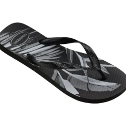 Ciabatte infradito nere da Uomo con stampa tropicale Havaianas