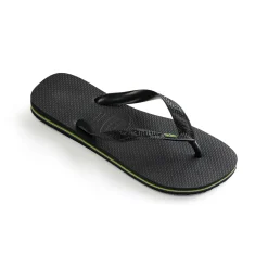 Ciabatte infradito Unisex Nere con bandiera Havaianas Brasil