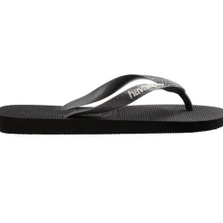 Ciabatte infradito Unisex Nere e grigie con suola in gomma Havaianas
