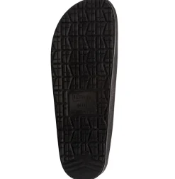 Ciabatte nere da Uomo con sottopiede in pelle e fibbie Carrera Jeans