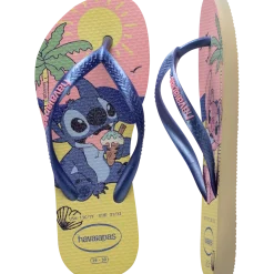 Ciabatte Rosa da Bambina con stampa Lilo & Stich Havaianas