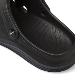 Ciabatte sabot nere da Uomo con cinturino mobile De Fonseca