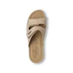 Ciabatte sanitarie beige da Donna effetto scamosciato Fly Flot