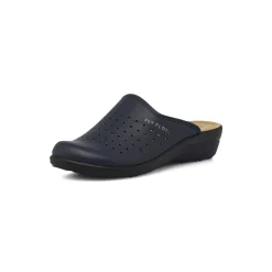Ciabatte sanitarie blu da Donna anatomiche con zeppa Fly Flot