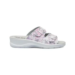 Ciabatte sanitarie da donna bianche con soletta in pelle Italia Trend