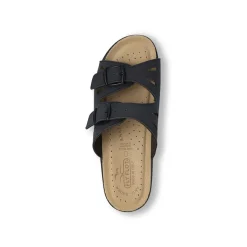 Ciabatte sanitarie Donna blu con soletta in pelle antishock Fly Flot