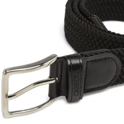 Cintura intrecciata da Uomo nera in tessuto elastico Carrera Jeans