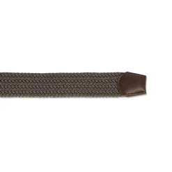 Cintura intrecciata Taupe da Uomo in tessuto elastico Carrera Jeans
