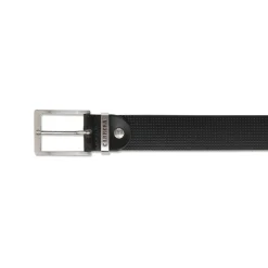 Cintura nera da Uomo Carrera con Texture a Puntini