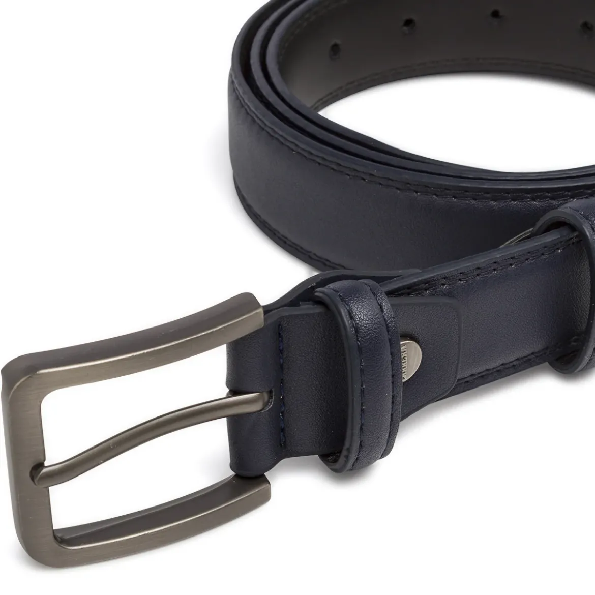 Cinture Blu da Uomo con fibbia metallica satinata Carrera Jeans