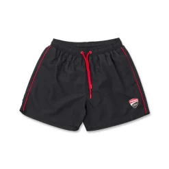 Costume da bagno neri da Uomo sportivi con logo Ducati Corse