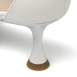 Décolleté da donna Lora Ferres bianche con cinturini e tacco 6 cm