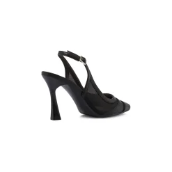 Décolleté da Donna nere in mesh con tacco 9 cm Swish Jeans